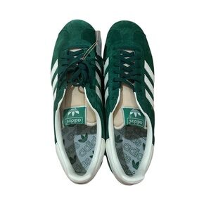 Suede Green Adidas Gazelles